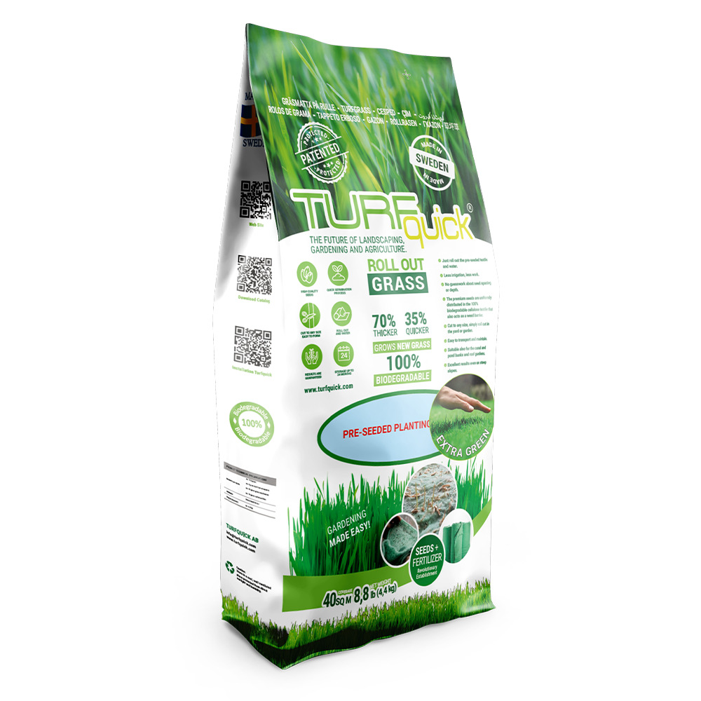 extra green grass seed mat