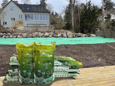 lay a lawn biodegradable grass seed mat