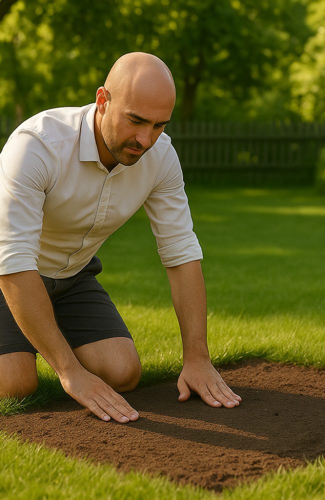 Level and compact the soil